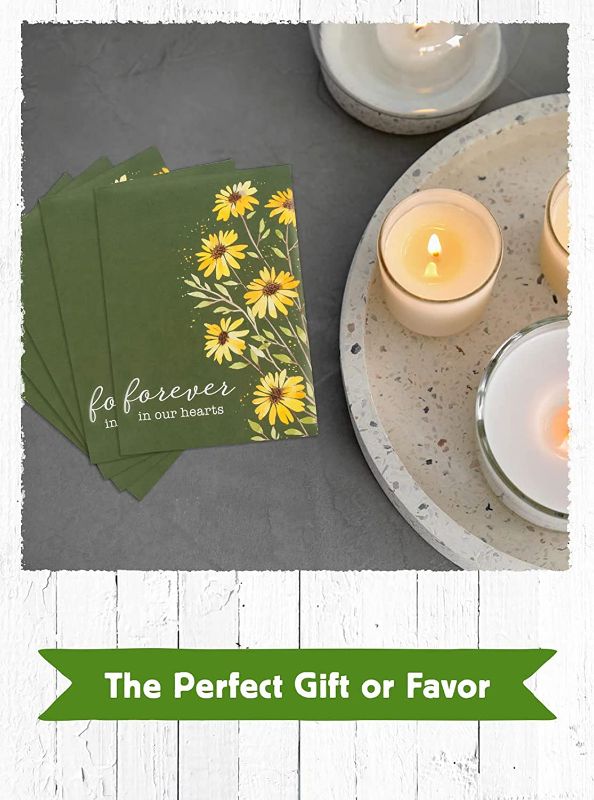 Photo 1 of American Meadows Wildflower Seed Packets ''Forever in Our Hearts'' Party Favors for Guests, Funerals, Memorial Services (Pack of 20) - Black-Eyed Susan Wildflower Seed Mix, Plant Year-Round

