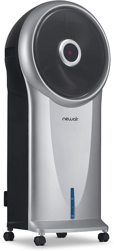 Newair Evaporative Air Cooler And Portable Cooling Fan In Silver 