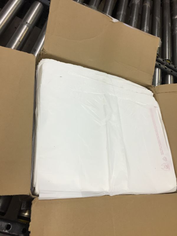Photo 1 of 15 INCH BY 16.5 INCH PLAIN WHITE TSHIRT BAGS