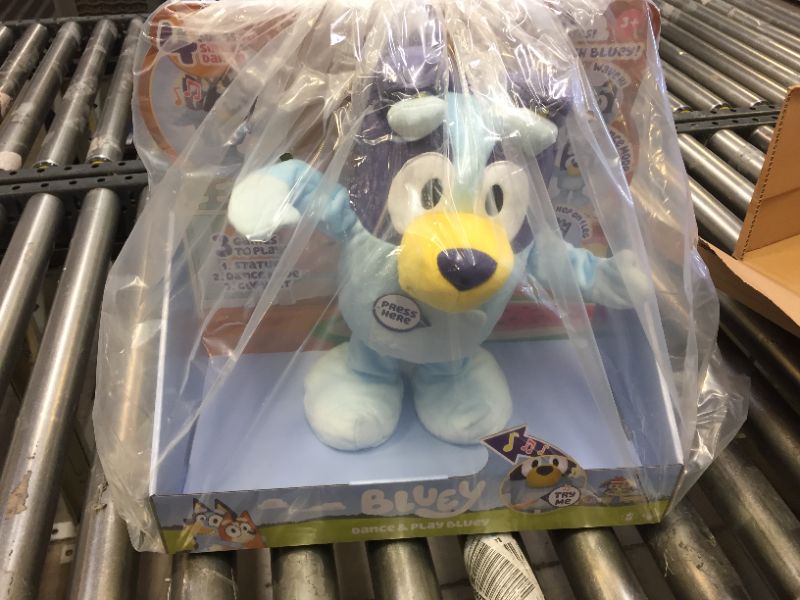 Photo 2 of Bluey Dance and Play 14" Animated Plush | Over 55 Phrases and Songs, Multicolor