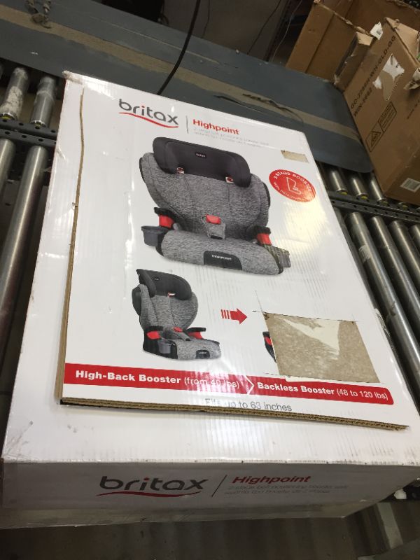 Photo 2 of Britax Highpoint 2-Stage Belt-Positioning Booster Car Seat, Asher - Highback and Backless Seat