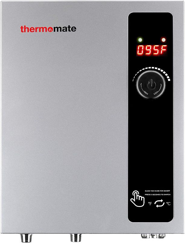 Photo 1 of thermomate Electric Tankless Water Heater, 11kW at 240 Volt, On Demand Instant Hot Water Heater, Self Modulating Energy Saving, Save Space, 2.15GPM at 35°F Rise
