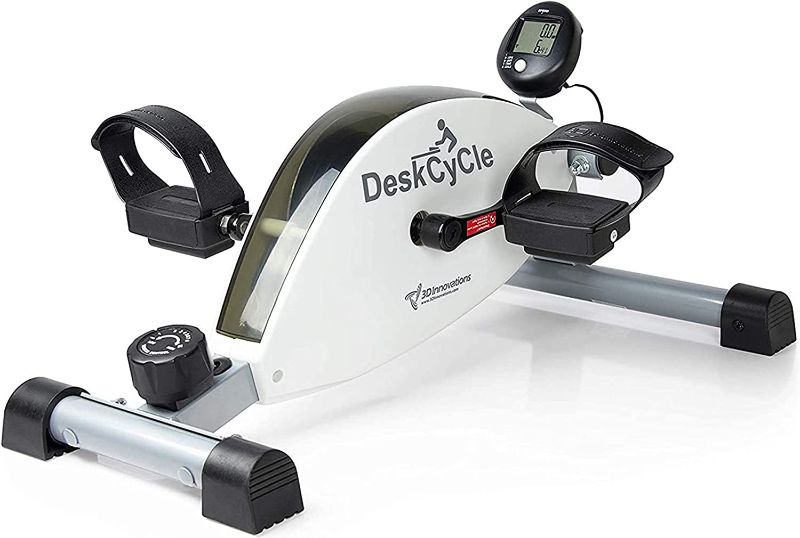 Photo 1 of DeskCycle Under Desk Bike Pedal Exerciser - Desk Exercise Equipment with Magnetic Resistance - Leg Exerciser While Sitting for Office Workout or Home Fitness
