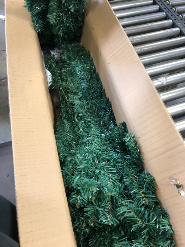 Photo 3 of 6 Ft Premium Christmas Tree with 1200 Tips for Fullness - Artificial Canadian Fir Full Bodied Christmas Tree with Metal Stand, Lightweight and Easy to Assemble