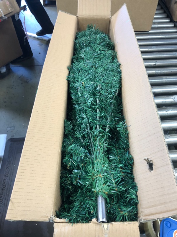 Photo 2 of 6 Ft Premium Christmas Tree with 1200 Tips for Fullness - Artificial Canadian Fir Full Bodied Christmas Tree with Metal Stand, Lightweight and Easy to Assemble