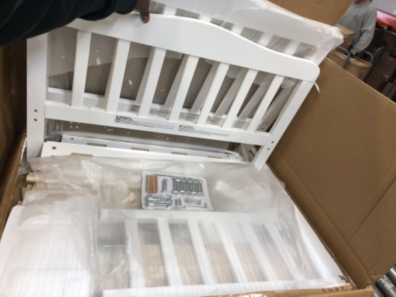 Photo 1 of Dream On Me Classic Design Toddler Bed, White