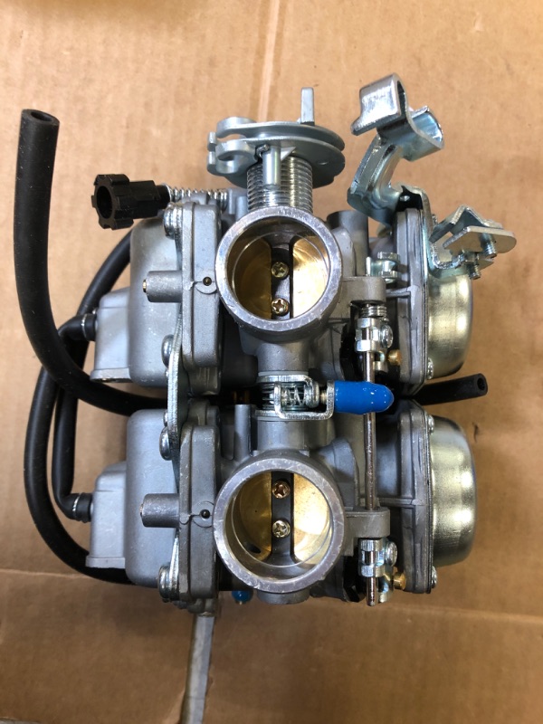 Photo 2 of Carbman Twin Carburetor Double Cylinder Carb Compatible with Honda Rebel 250 Carburetor CA250 CMX250 1996-2011 CMX250C 2003-2011 Carbs