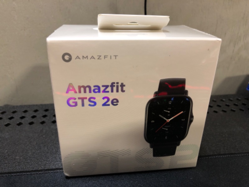 Photo 4 of Amazfit GTS 2E Smartwatch, Obsidian Black---new factory sealed 