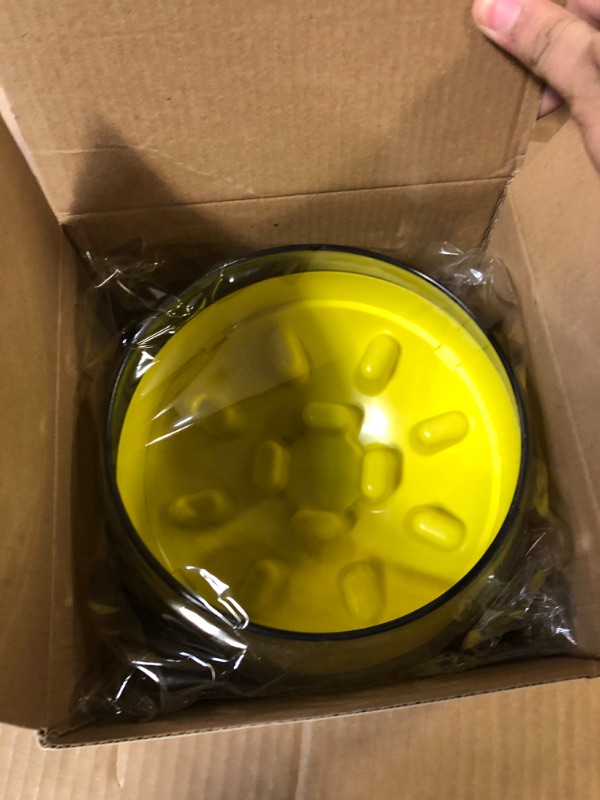 Photo 1 of  Slow Feeder Small Dog Bowls Non-Slip Puzzle Bowl Feeder Interactive Bloat Stop Dog Bowl Anti-Choking Dog Bowl / VOMITING, YELLOW
FACTORY SEALED
