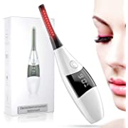 Photo 1 of Heated Eyelash Curler for Women - 2021 Newest Professional Electric Eyelash Curler with Comb LCD Display 4 Temperature Gears, Safety Rechargeable USB 8S Quick Heating 24h Long-Lasting Curling