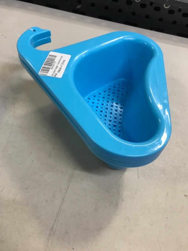 Photo 1 of 2PCS Kitchen Triangular Sink Filter, Swan Drain Basket For Kitchen Sink Rack Corner Sink Strainers For Kitchen Sink (blue)
