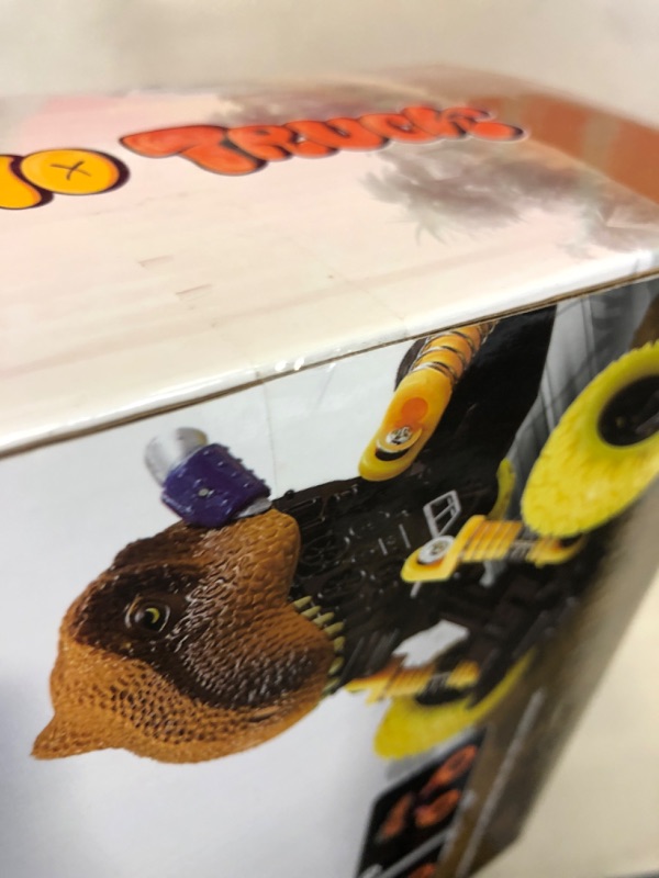 Photo 1 of Dinosaur Toys Pull Back Cars for Kids 3-5 Boys Dino Trucks Toddler Toys, Monster Trucks Pull Back Cars with Dinosaur Stickers & Dinosaur Cards, Christmas Birthday Gifts for 2 3 4 5 6 7 Year Old Boys ( FACTORY SEALED )