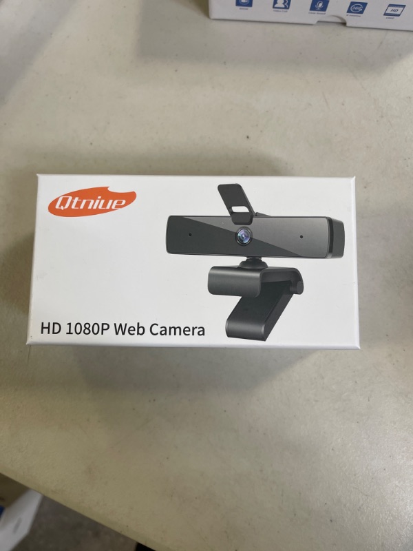 Photo 2 of Qtniue Webcam with Microphone and Privacy Cover, FHD Webcam 1080p, Desktop or Laptop and Smart TV USB Camera for Video Calling, Stereo Streaming and Online Classes
