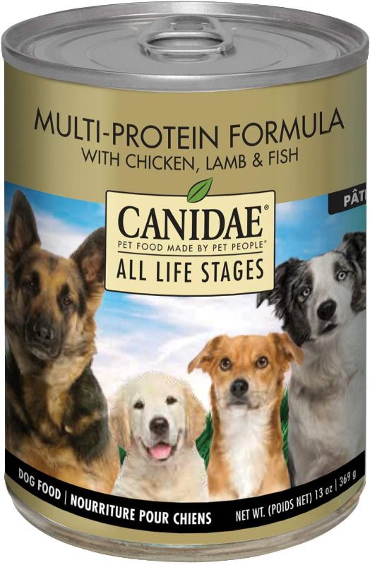 Photo 1 of 
Canidae All Life Stages Wet Dog Food, Chicken, Lamb and Fish Meals, 13oz (12 Pack)