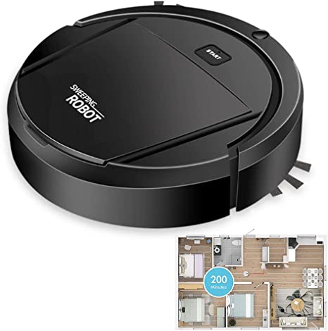Photo 1 of MINI Sweeping Robot,Robot Vacuum Cleaner,Integral Memory Multiple Cleaning Modes Vacuum Best for Pet Hairs,Cleans Hard Floors to Medium-Pile Carpets,1800pa Super-Strong Suction,Ultra Slim Quiet