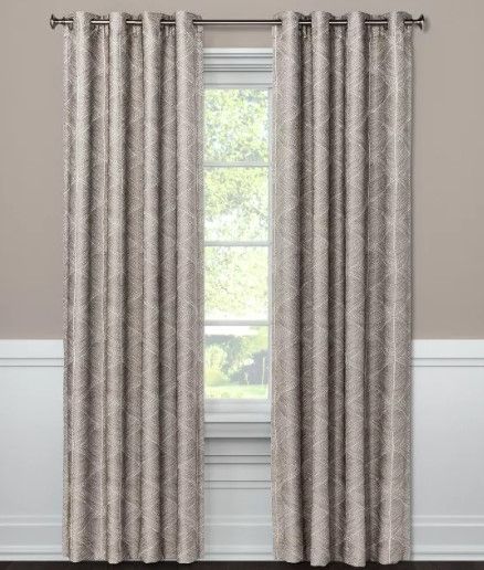 Photo 1 of 1pc Blackout Modern Stroke Window Curtain Panel - Project 62™-STAIN 