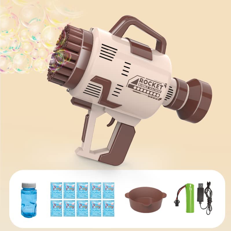 Photo 1 of Bubble Gun with Bubble Solution for Kids That Can Make Massive Bubbles,Electronic Automatic Bubble Blower with Lights,Best Gifts for Boys and Girls,Toddler Outdoor Toys for Kids Ages 4-8
BROWN