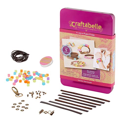 Photo 1 of Craftabelle – Boho Baubles Creation Kit – Bracelet Making Kit – 101pc Jewelry Set with Beads – DIY Jewelry Kits for Kids Aged 8 Years +, FACTORY SEALED
