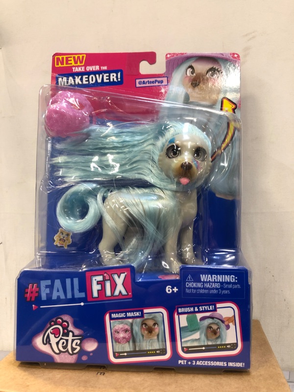 Photo 2 of FailFix @Artee Pup Total Makeover Pet Pack, 4.3" Fashion Doll Pet, Girls 6+