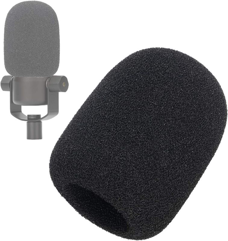 Photo 1 of SUNMON PodMic Pop Filter Windscreen - Perfect Mic Foam Cover Compatible for Rode PodMic Microphone into Clean Sounding with No Wind Sounds
