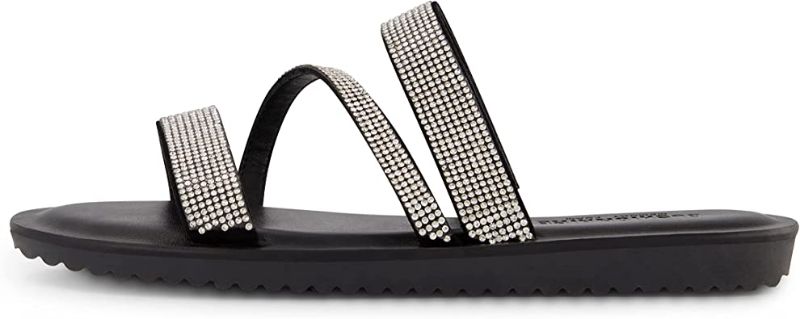 Photo 1 of BRAND NEW FACTORY SEALED Women's Cushionaire Vienna Rhinestone slide sandal +Memory Foam SIZE 11 STRAP DESIGN MAY VARY