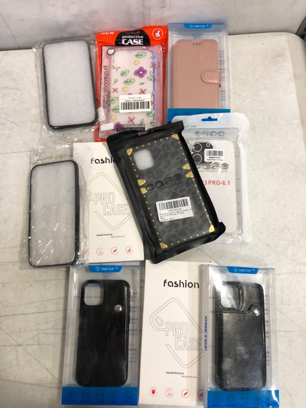 Photo 1 of 10 PIECE MISCELLANEOUS PHONE CASE LOT 