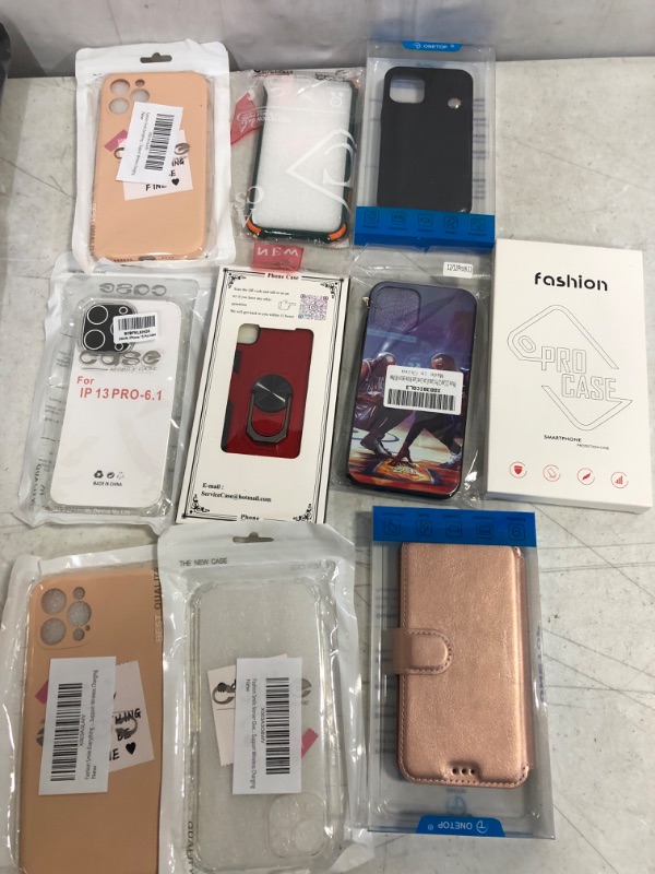 Photo 1 of 10 PIECE MISCELLANEOUS PHONE CASE LOT 