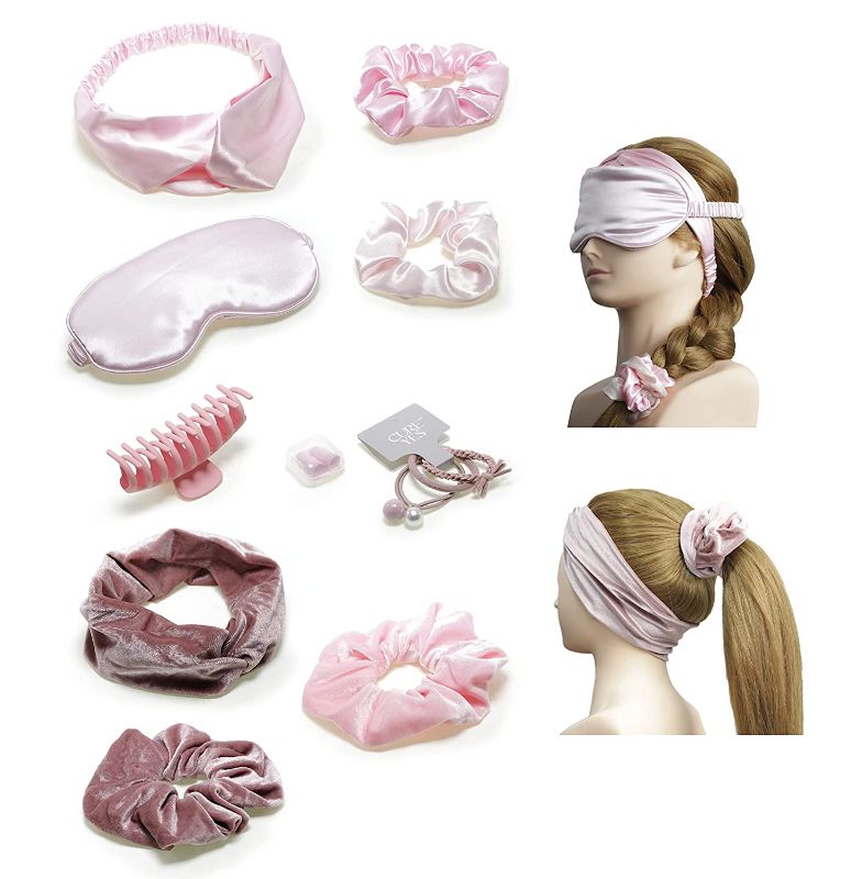 Photo 1 of 10PCS women's hair accessories suits Headbands Hair Clips gifts for women and girls. (PINK)
