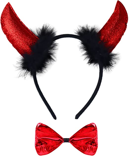 Photo 1 of Devil Horn Headband for Women Fancy Halloween Horns Cosplay Costume Accessories
2 pack 