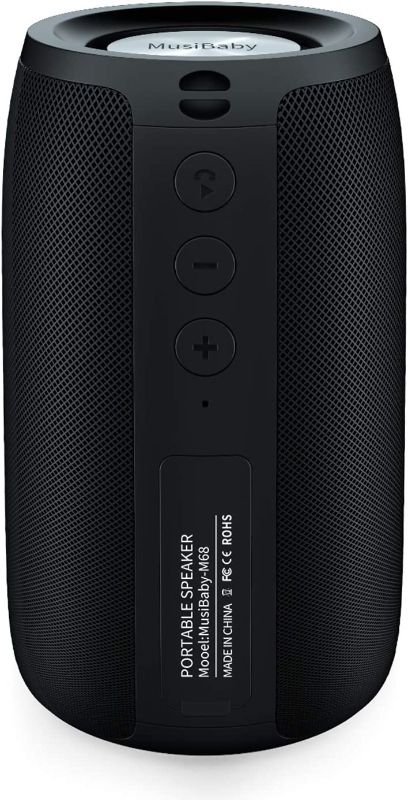 Photo 1 of Bluetooth Speakers,MusiBaby Speaker,Outdoor, Portable,Waterproof,Wireless Speaker,Dual Pairing, Bluetooth 5.0,Loud Stereo,Booming Bass,1500 Mins Playtime for Home,Party (Black, M68)
(FACTORY SEALED)