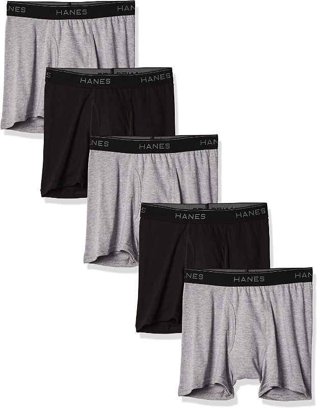 Photo 1 of Hanes Ultimate Boys' 5-Pack Boxer Briefs XL
