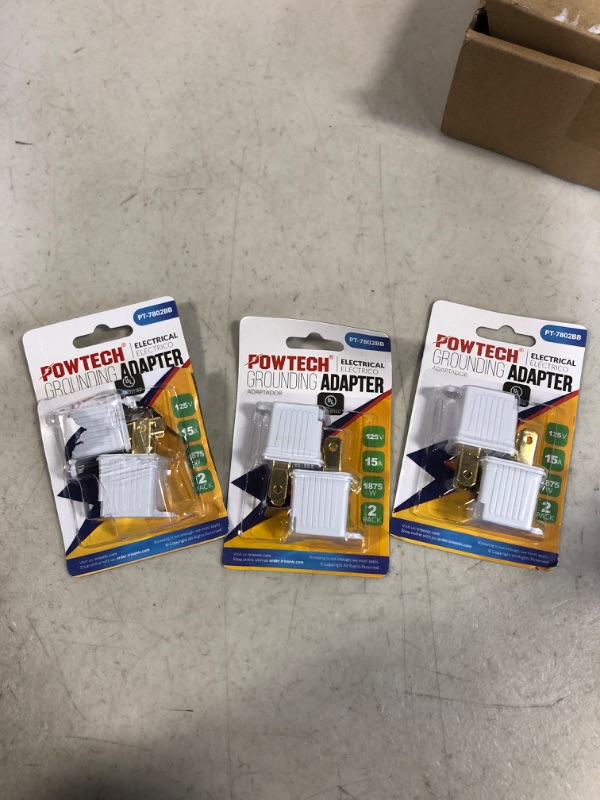 Photo 2 of 3-Prong to 2-Prong Adapter Grounding Converter 3 Pin to 2 Pin Power AC Ground Lifter For wall Outlets Plugs, Electrical, Household, Workshops, Industrial, And Appliances.