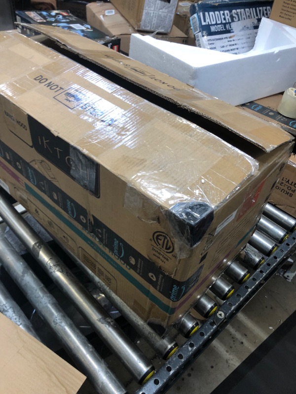 Photo 1 of IKTCH 30 inch Built-in/Insert Range Hood 900 CFM, Ducted/Ductless Convertible Duct, Stainless Steel Kitchen Vent Hood with 4 Speed Gesture Sensing&Touch Control Panel(IKB01-30)---------barely used--------missing some items and hardware 
