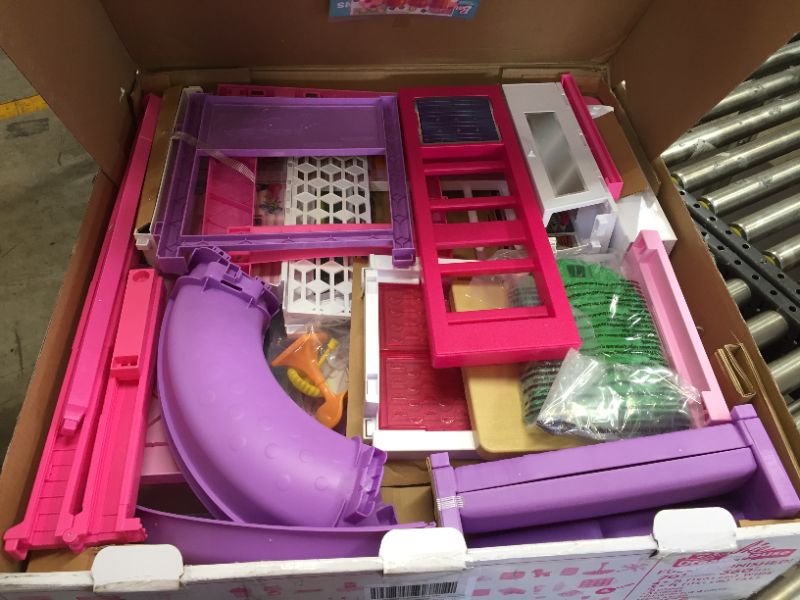 Photo 2 of Barbie Dreamhouse Dollhouse with Wheelchair Accessible Elevator, Pool, Slide and 70 Accessories