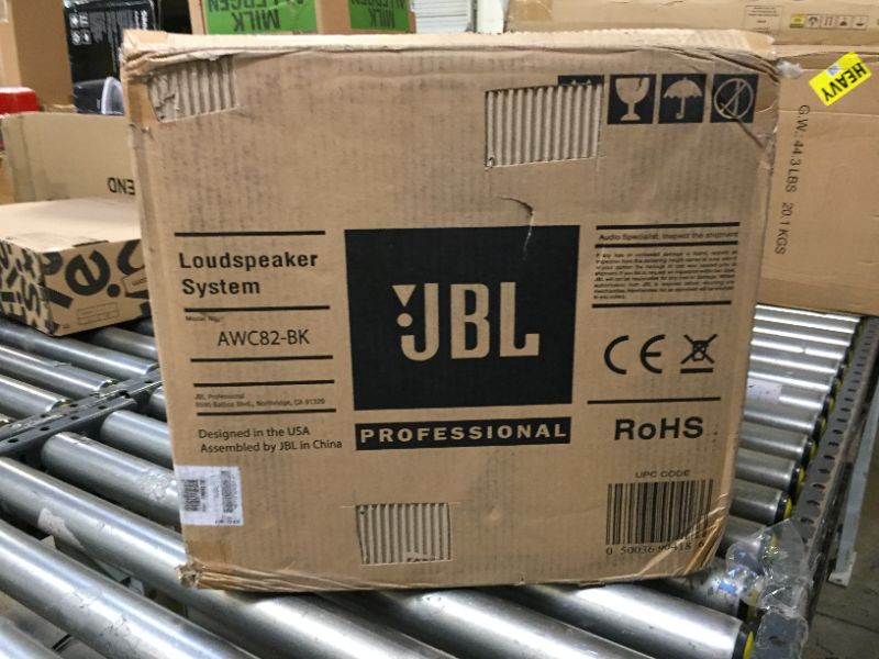 Photo 6 of JBL Professional AWC82-BK All-Weather Compact 2-Way Coaxial Loudspeaker with 8-Inch LF, Black Black 8-Inch Speaker