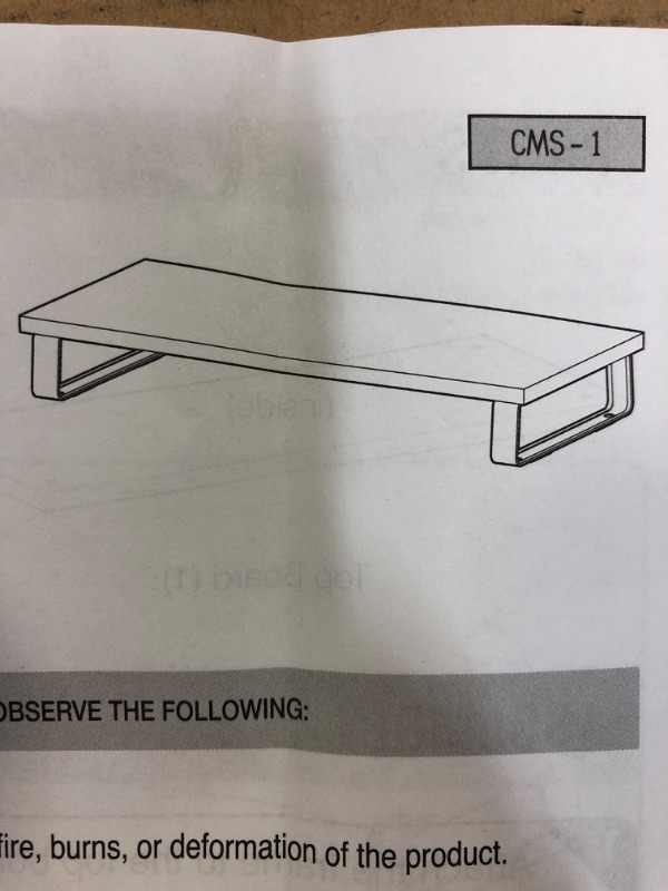 Photo 1 of Generic computer stand (white)