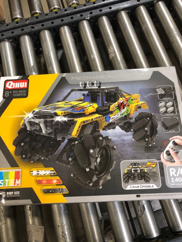 Photo 2 of DOLIVE STEM Remote Control Building Kit, R/C Stunt Racer Car Off-Road Vehicle with Sounds n Lights, Snap Together Engineering Building Blocks, Best Gift for 6 7 8 9?Year Old Kids Boys & Girls, 1030PCS