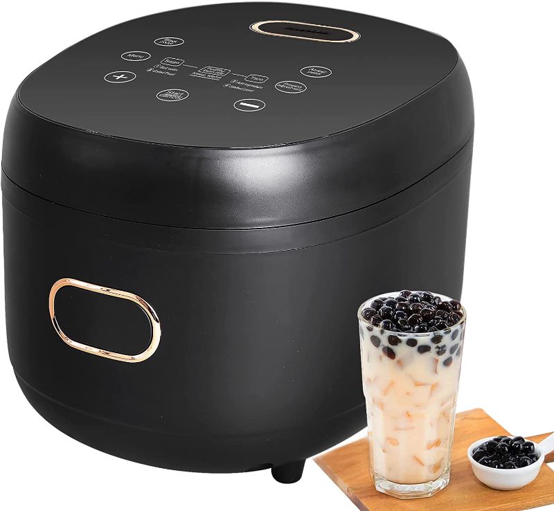Photo 1 of YJINGRUI Boba Cooker Commercial Boba Pot 5L Automatic Pearl Tapioca Cooker for Boba Tea & Bubble Tea & Milk Tea Touchscreen 110V
