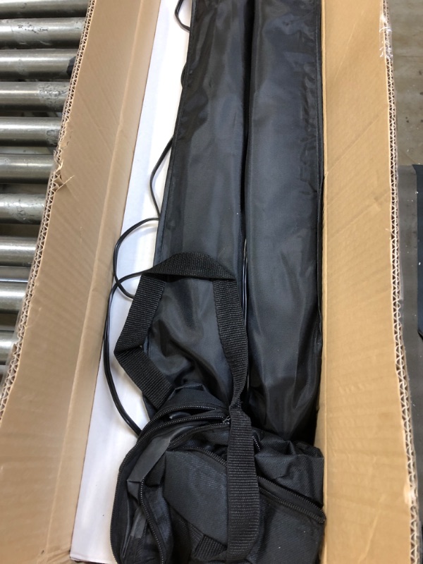 Photo 2 of RALENO Softbox Photography Lighting Kit 20"X28" Photography Continuous Lighting System Photo Studio Equipment with 2pcs E27 Socket 5500K Bulb Photo Model Portraits Shooting Box UNABLE TO TEST THIS PRODUCT FOR FUNCTIONALITY