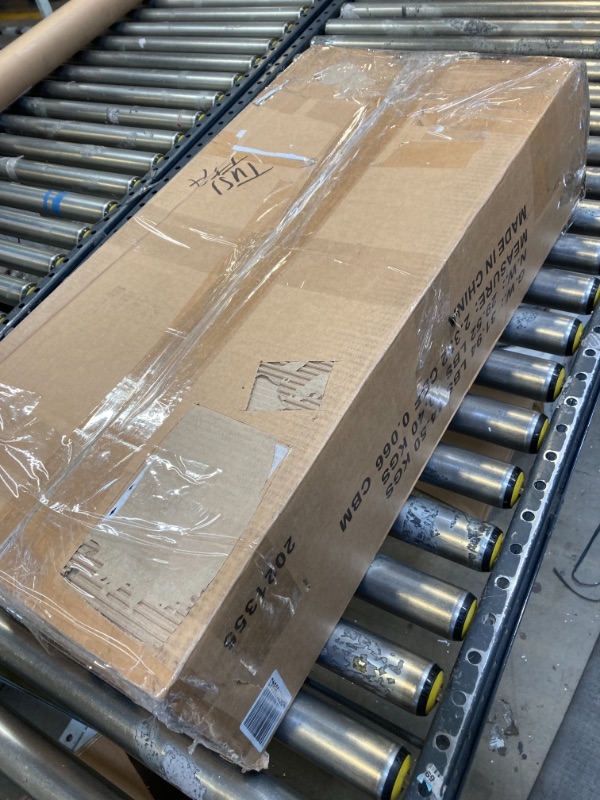 Photo 2 of Amazon Basics 5-Shelf Shelving Storage Unit on 4'' Wheel Casters, Black (30L x 14W x 64.75H) & 3-Shelf Heavy Duty Shelving Storage Unit on 2' Wheel Casters, Black (23.2L x 13.4W x 32.75H)
