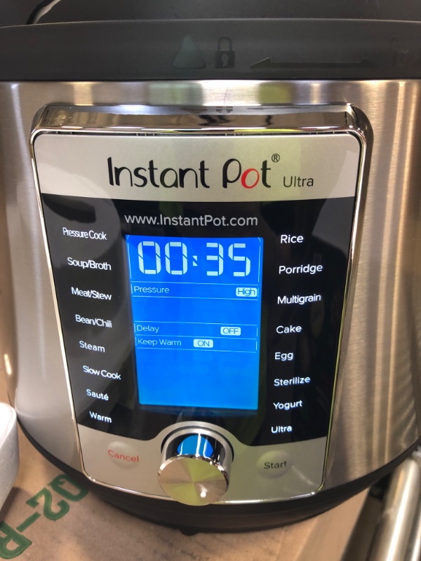 Photo 2 of Instant Pot Ultra, 10-in-1 Pressure Cooker, Slow Cooker, Rice Cooker, Yogurt Maker, Cake Maker, Egg Cooker, Sauté, and more, Includes App With Over 800 Recipes, Stainless Steel, 6 Quart
