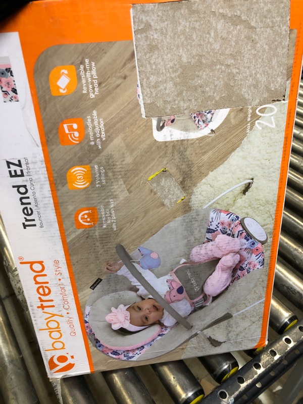 Photo 1 of Baby Trend EZ Bouncer, 24.33x18.11x22.05 Inch (Pack of 1) Pink