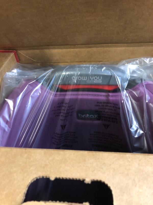 Photo 1 of Britax Grow with You ClickTight Harness-2-Booster Car Seat, Mulberry ClickTight Mulberry