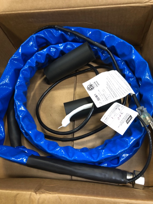 Photo 2 of Camco Heated Drinking Water Hose, - 20° F, 12-Foot, 5/8-Inch ID 12' Cold Weather (Freeze Protection to - 20?F) Frustration-Free Packaging