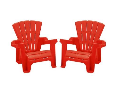 Photo 1 of American Plastic Toys Children's Adirondack Chair 2PK, Red--------like new