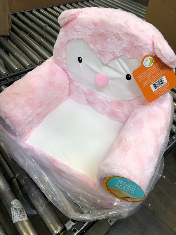 Photo 3 of Animal Adventure - Sweet Seats - Pink Owl Children's Plush Chair