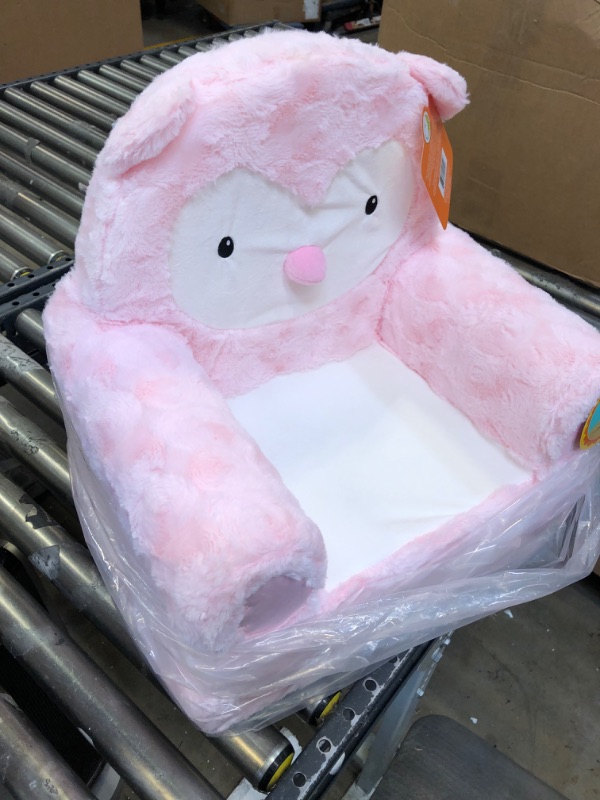 Photo 2 of Animal Adventure - Sweet Seats - Pink Owl Children's Plush Chair