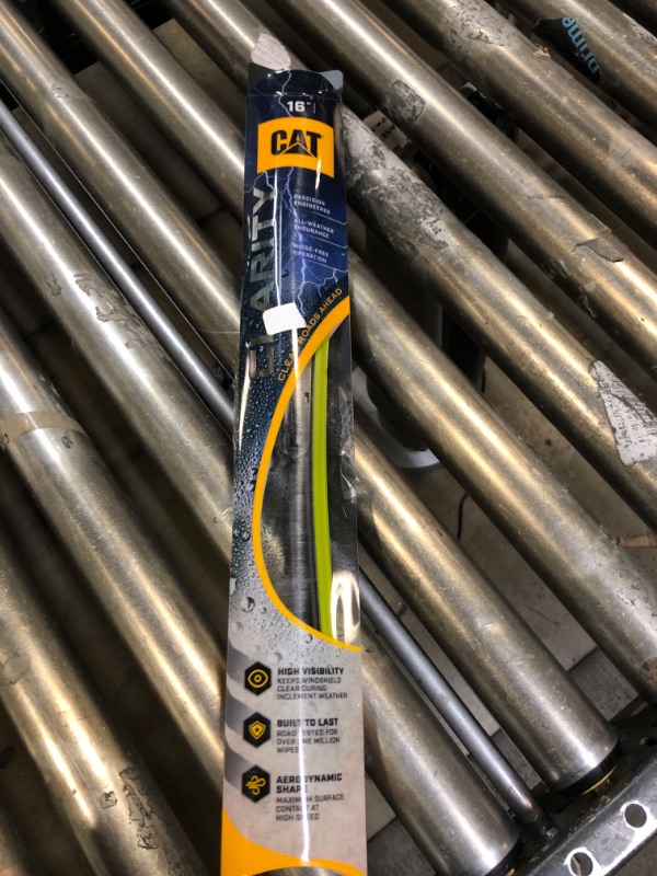 Photo 1 of Caterpillar Clarity Premium Performance All Season Replacement Windshield Wiper Blades for Car Truck Van SUV (16 Inches (1 Piece)), Black