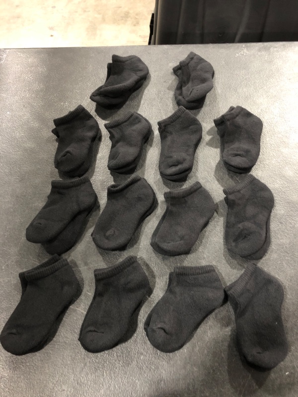 Photo 1 of 14PCK BABY SOCKS BLACK 