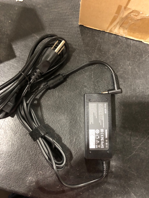 Photo 2 of 45W 19.5V 2.31A AC Adapter Replacement HP Laptop Charger Compatible for HP Pavilion 11 13 15;HP elitebook Folio 1040 g1;hp touchsmart 11 13 15;HP Stream 13 11 14